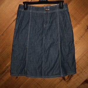 Eddie Bauer jean skirt